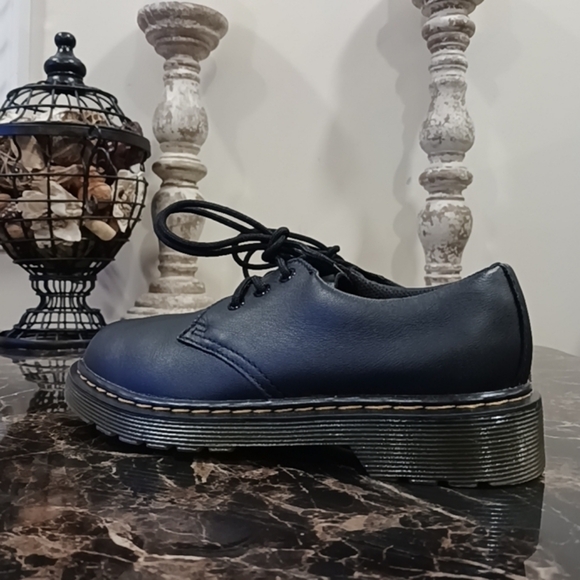 Dr. Martens 1461 J Softy Leather Bouncing Soles Shoes Size 1 Youth Unisex - Picture 7 of 10